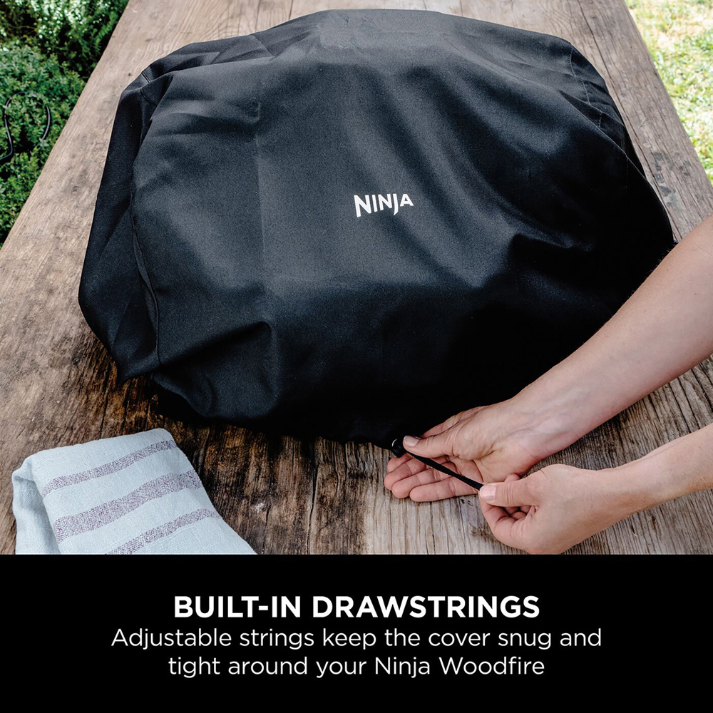 Ninja Woodfire Black Waterproof Electric BBQ Grill Cover Image 3
