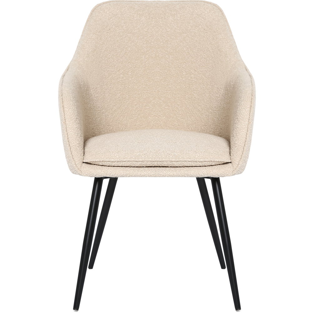 Muse Beige Boucle Accent Chair Image 2