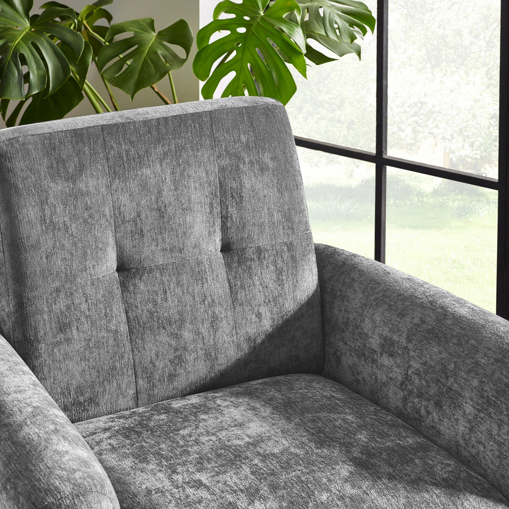 Julian Bowen Monza Dove Fabric Compact Chair Image 8