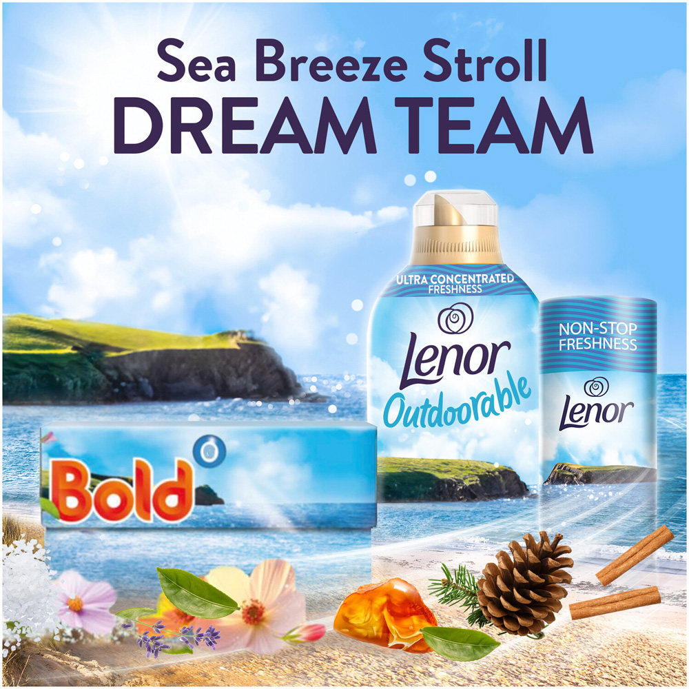 Lenor In Wash Scent Booster Beads 155g Sea Breeze Stroll Image 2