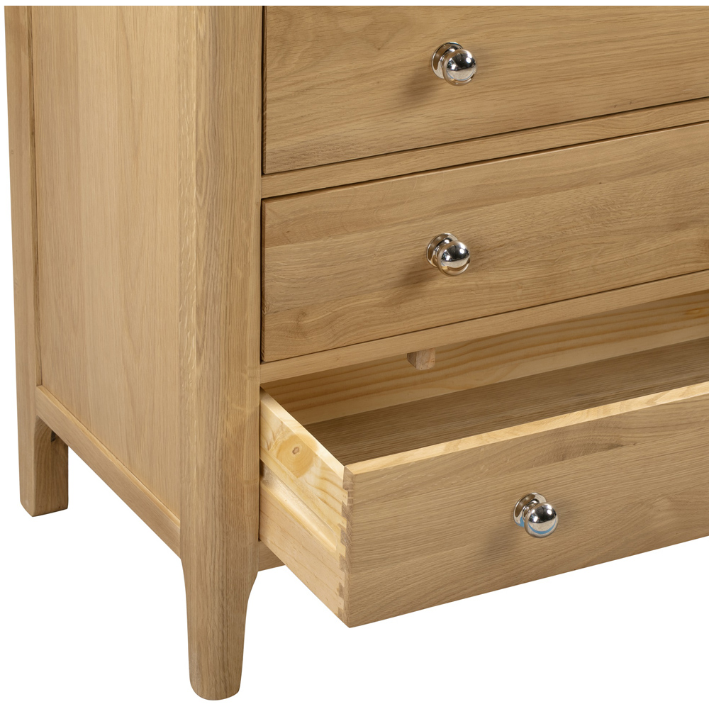 Julian Bowen Cotswold 6 Drawer Natural Chest of Drawers Image 5