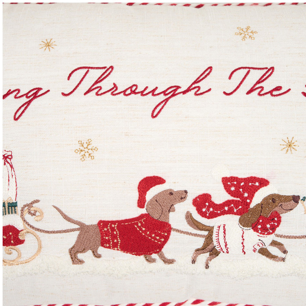 Dashing Through the Snow Cushion Image 3