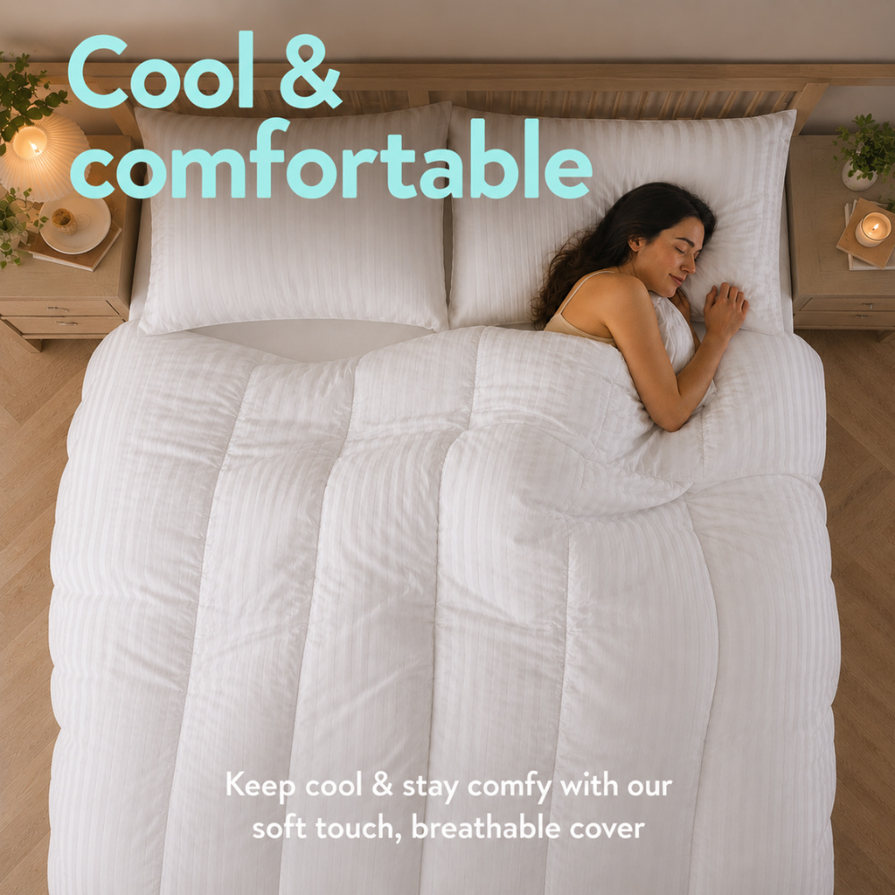MHG Living Single Summer Lightweight Hollowfibre Duvet 3 Tog Image 7