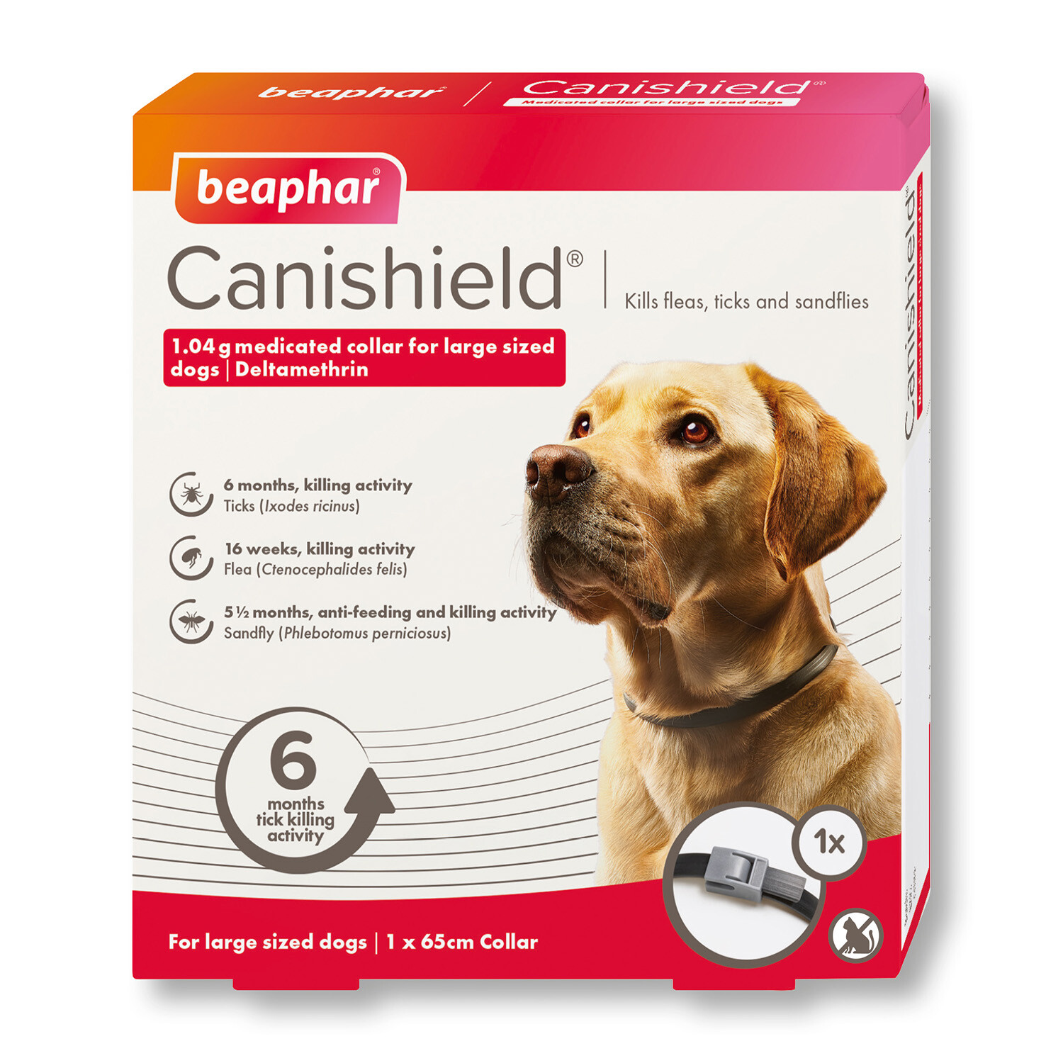 Beaphar Canishield Dog Collar - Large Image