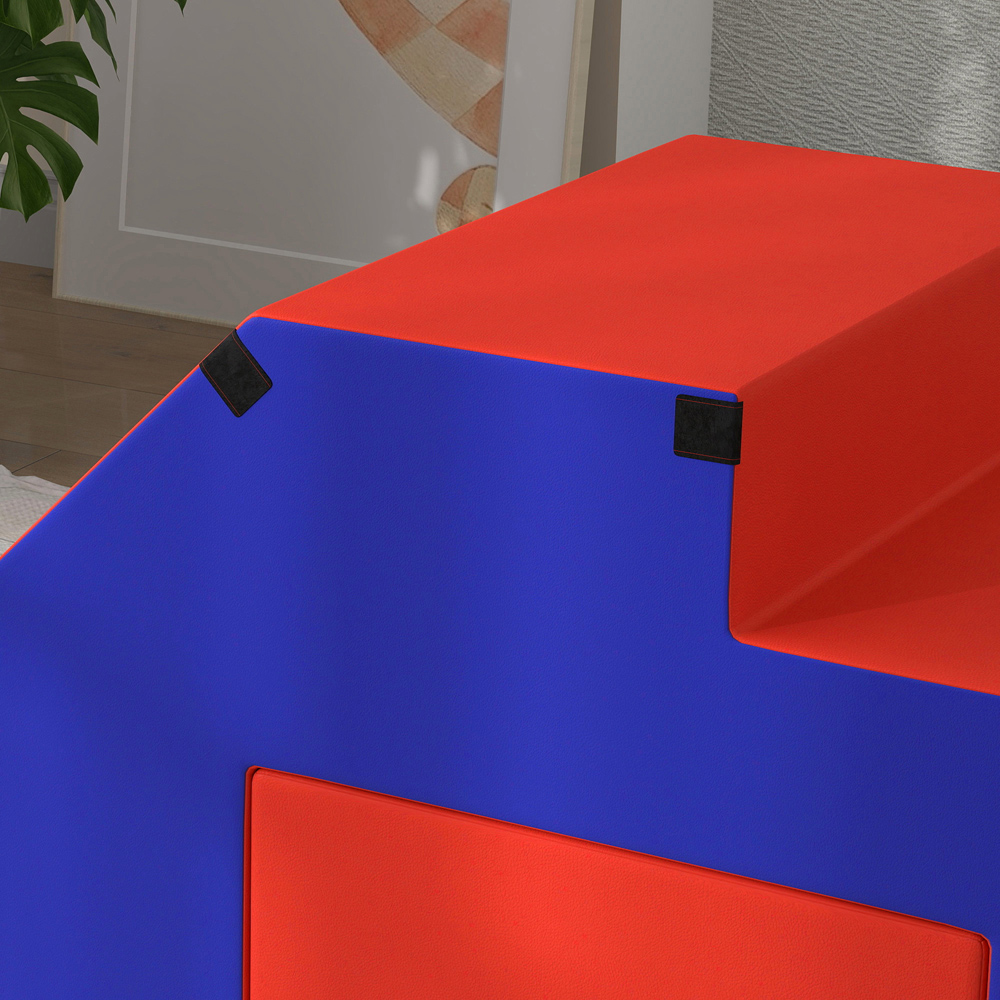 Tommy Toys Kids Dark Blue Soft Foam Climber Block 2 Piece Image 3