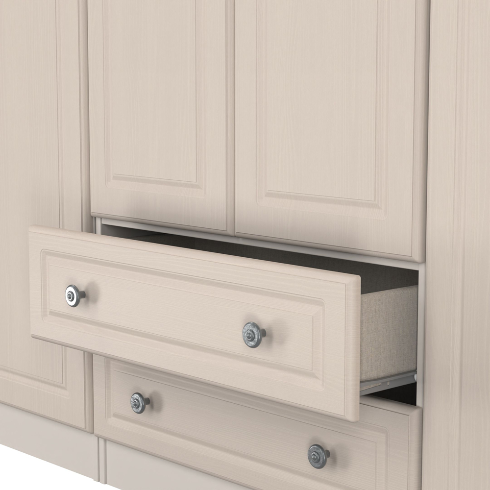 Crowndale Pembroke 6 Door 2 Drawer Kashmir Ash Wardrobe Ready Assembled Image 8