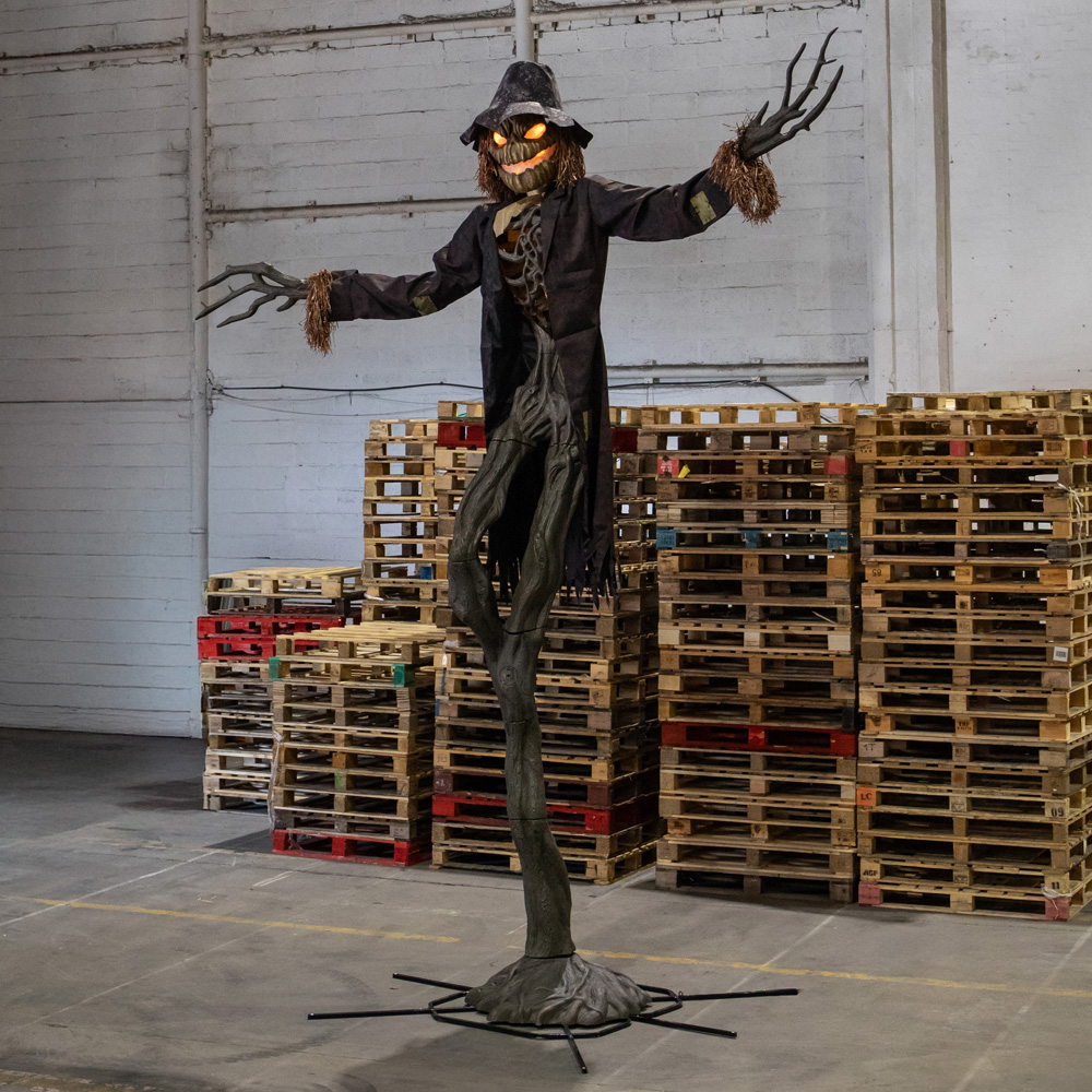 Home Accents Giant Animated Worricrow Scarecrow Halloween Decoration 15ft Image 2