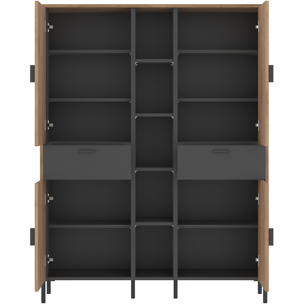 Furniture To Go Arundel 4 Door 2 Drawer Oak Wardrobe Image 3