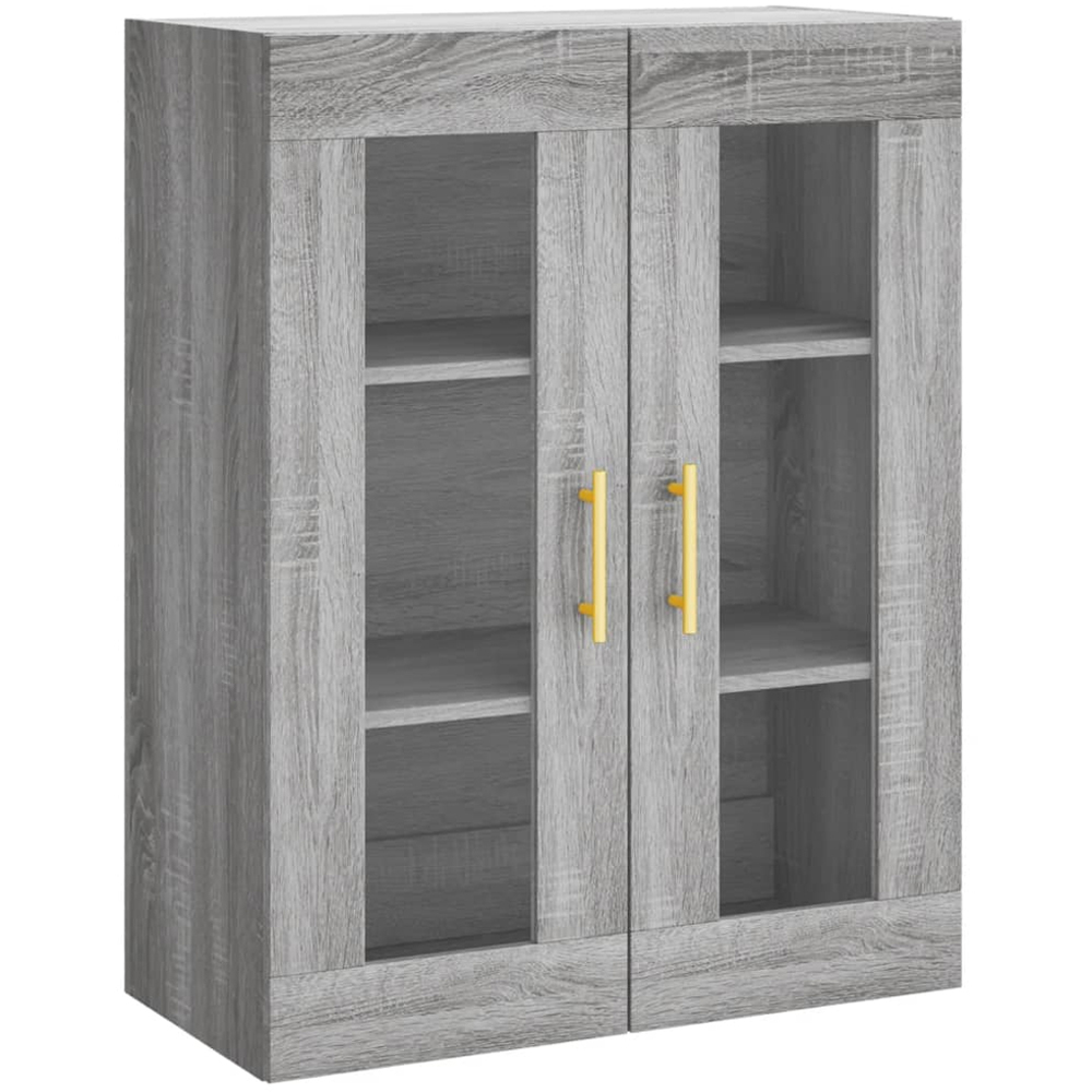 vidaXL 3 Door 3 Drawer Grey Sonoma Highboard Image 5