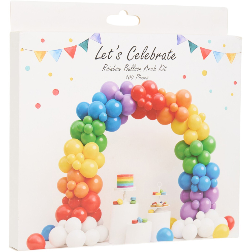Balloon Arch Kit Rainbow Image 2