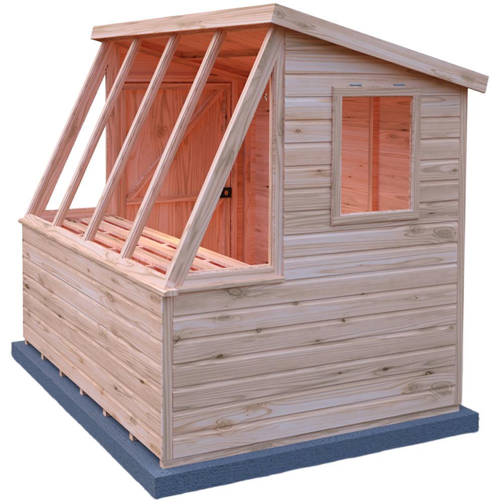 Shire 8 x 6ft Style A Shiplap Potting Shed Image 4