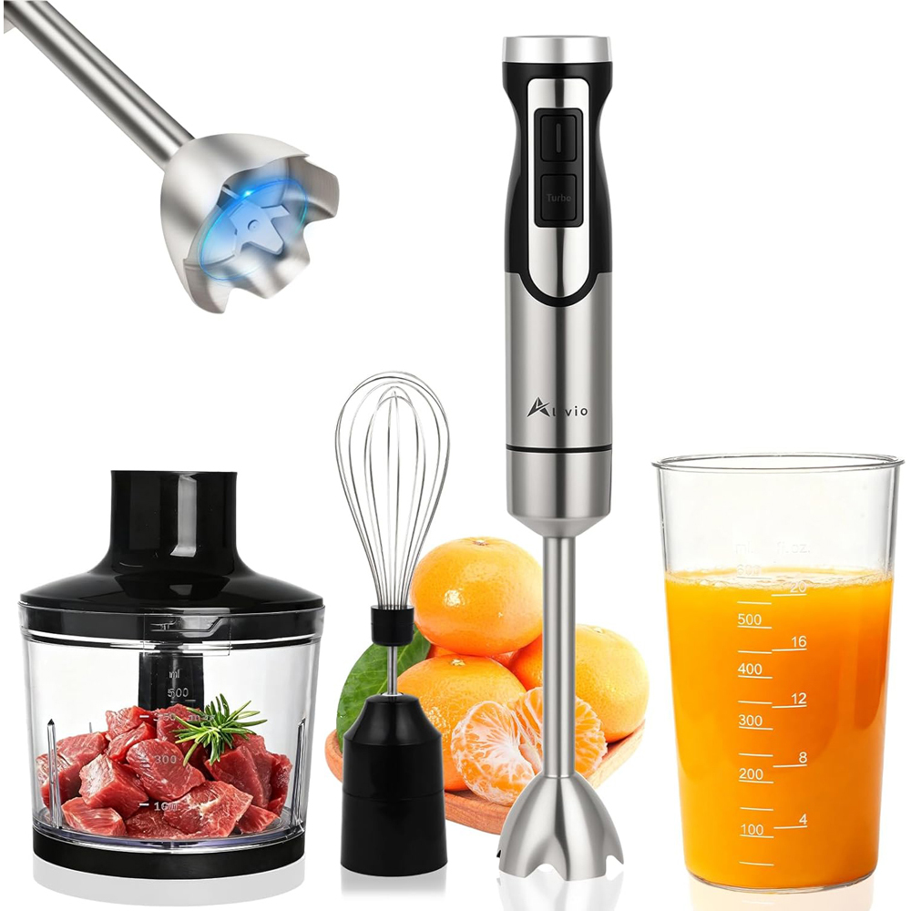 Alivio 3-in-1 Hand Blender with Variable Speed and Turbo Whisk 600W Image 2