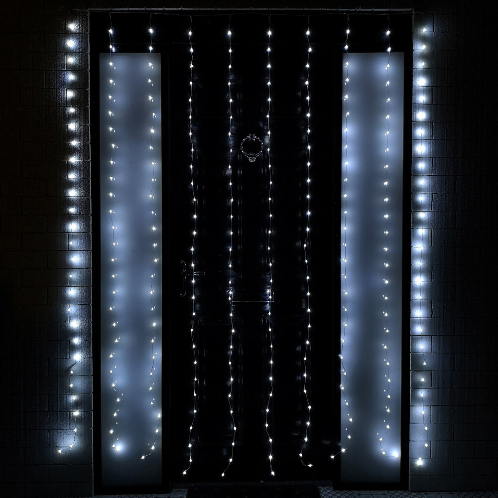 Samuel Alexander 300 Cool White LED Christmas Curtain Light 2.1m Image 6