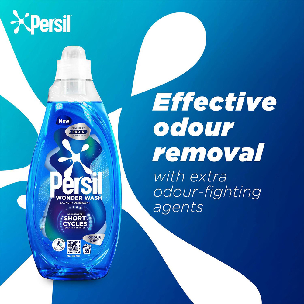 Persil Odour Defy Liquid Detergent 55 Washes 1.485L 3 Pack Image 7