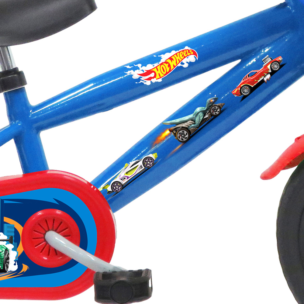 Denver Mattel Hot Wheels 10 inch Kids Bicycle with Stabilisers Image 4