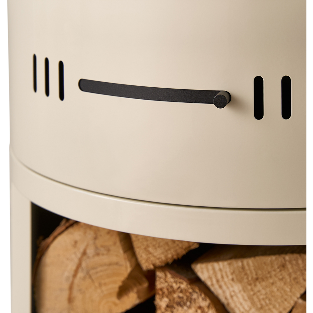 Sureflame Barilo Cream Bio Ethanol Stove with Log Storage 3000W Image 5