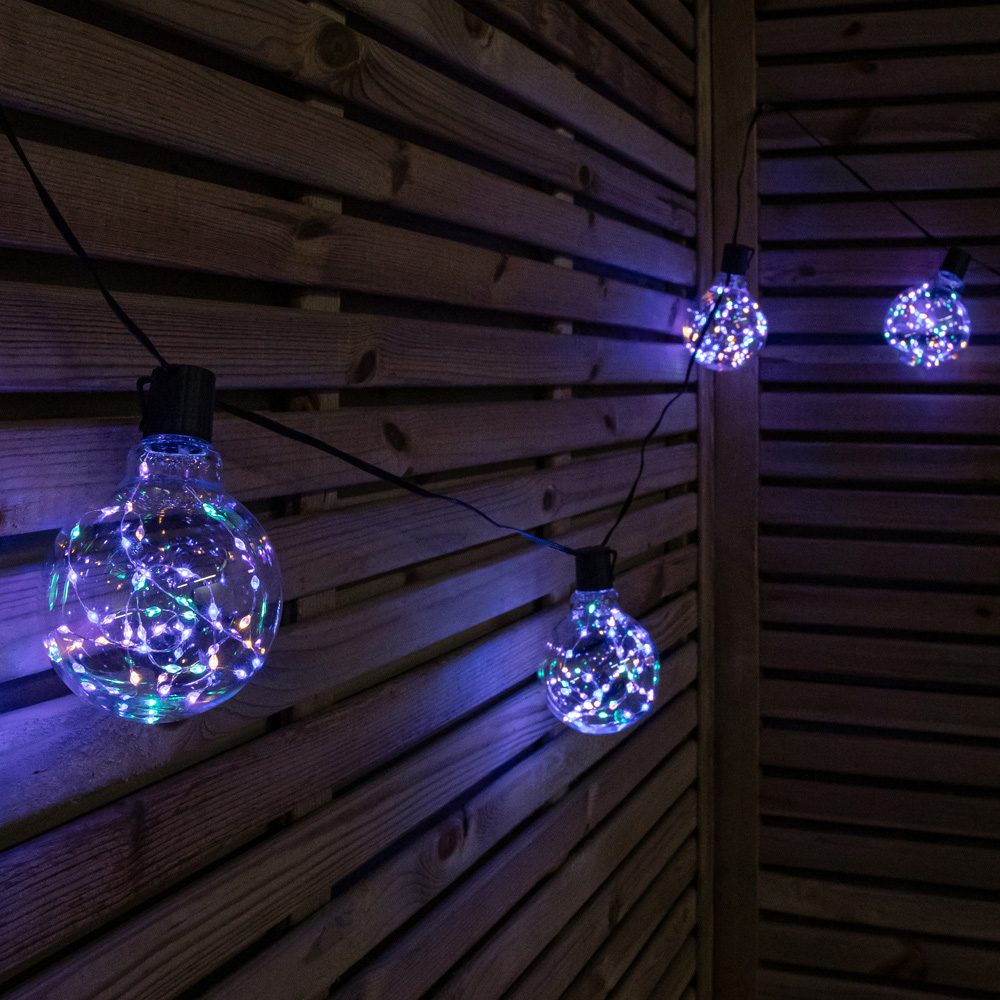 Samuel Alexander 20 Multicoloured LED Connectable Galaxy Festoon Firefly Christmas String Light 9.5m Image 3