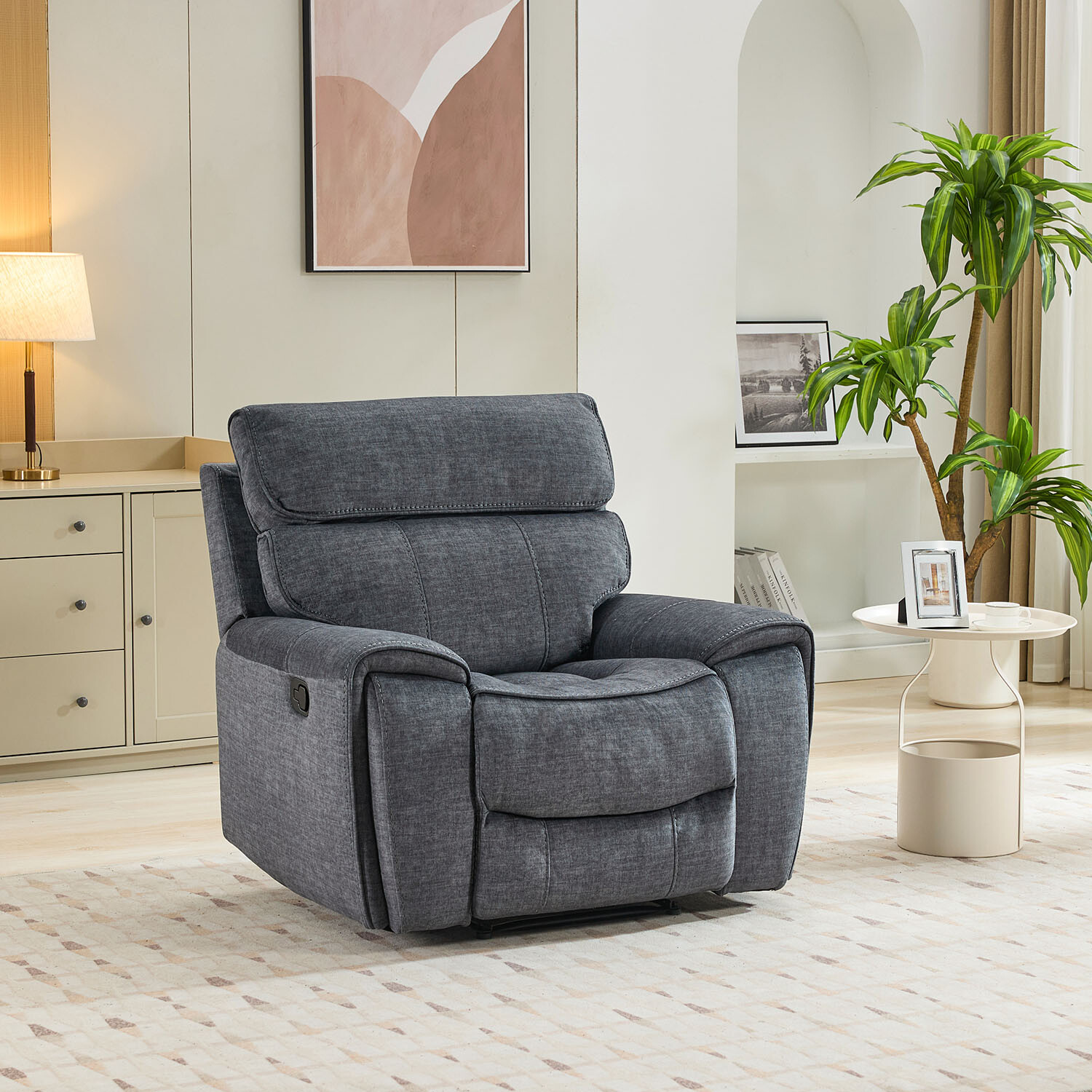 Cancun Recliner Chair - Grey Image 1