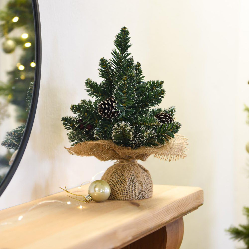Thompson and Morgan Christmas Gift Derby Artificial Christmas Tree 60cm Image 4