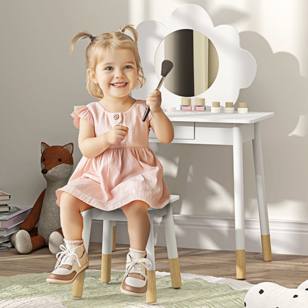 AIYAPLAY Cloud Dressing Table Set Image 1