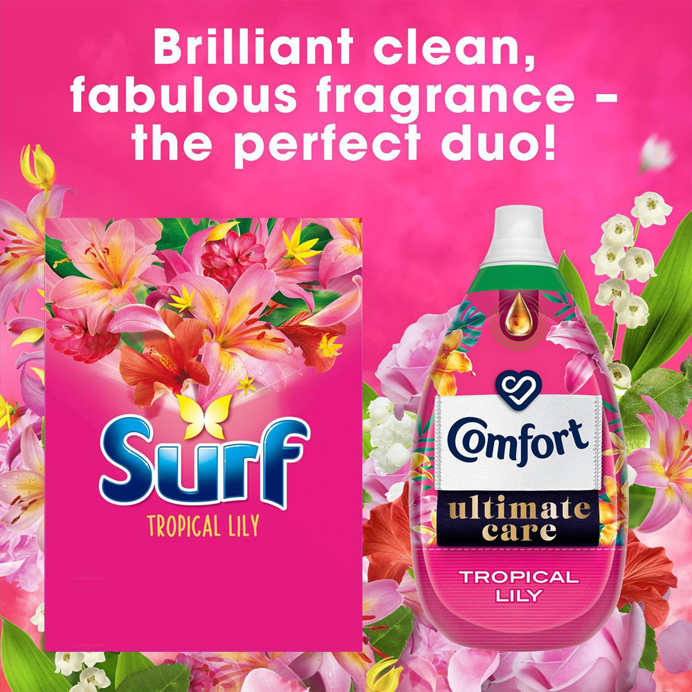 Surf Tropical Lily Laundry Washing Powder XXL 95 Washes 4.75kg Image 2