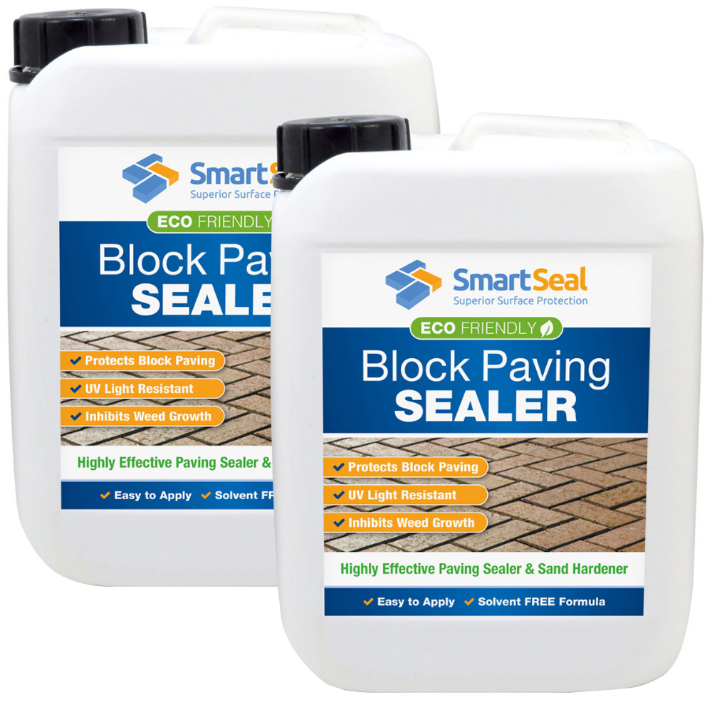 SmartSeal Eco Friendly Block Paving Sealer 5L 2 Pack Image 1