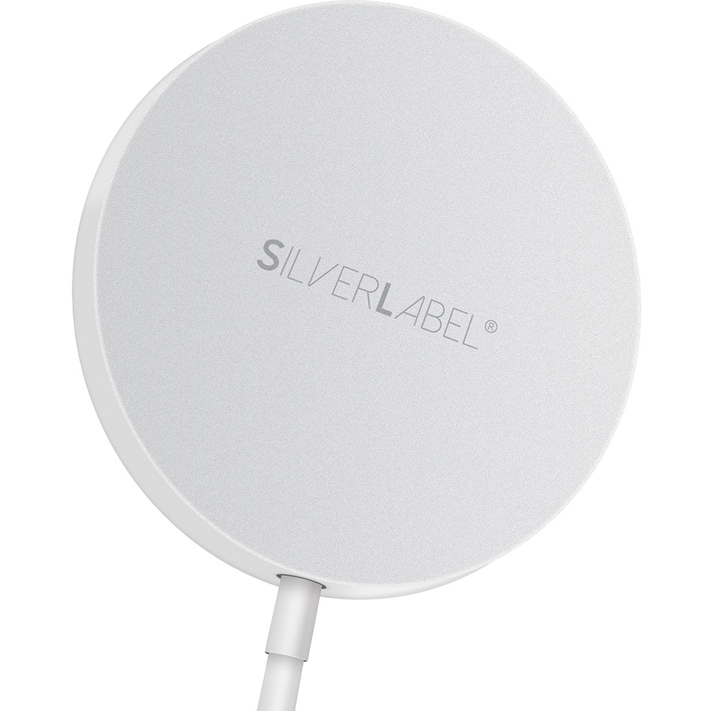 SilverLabel White Mag-Safe Charger 15W Image 2