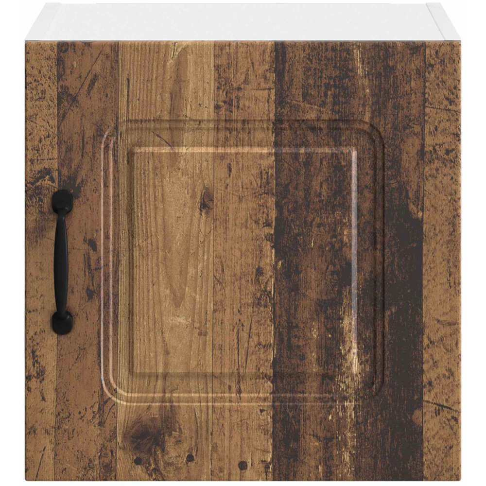 vidaXL Kalmar Single Door Old Wood Wall Mounted Square Kitchen Cabinet Set of 2 Image 5