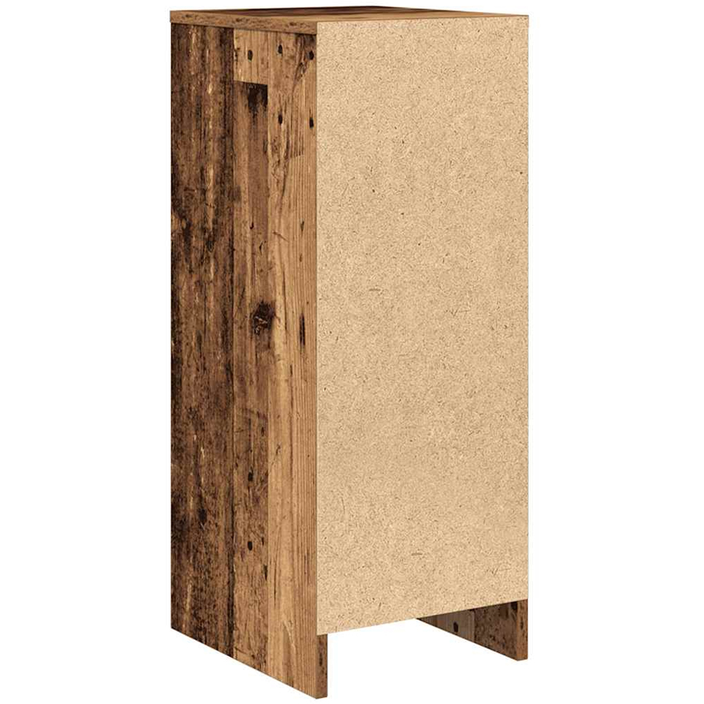 vidaXL 3 Drawer Old Wood Slim Sideboard Image 7