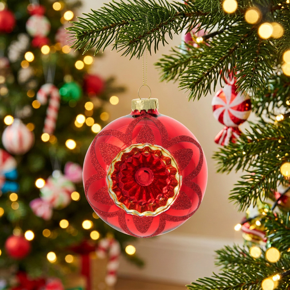 Retro Glass Bauble Image 3