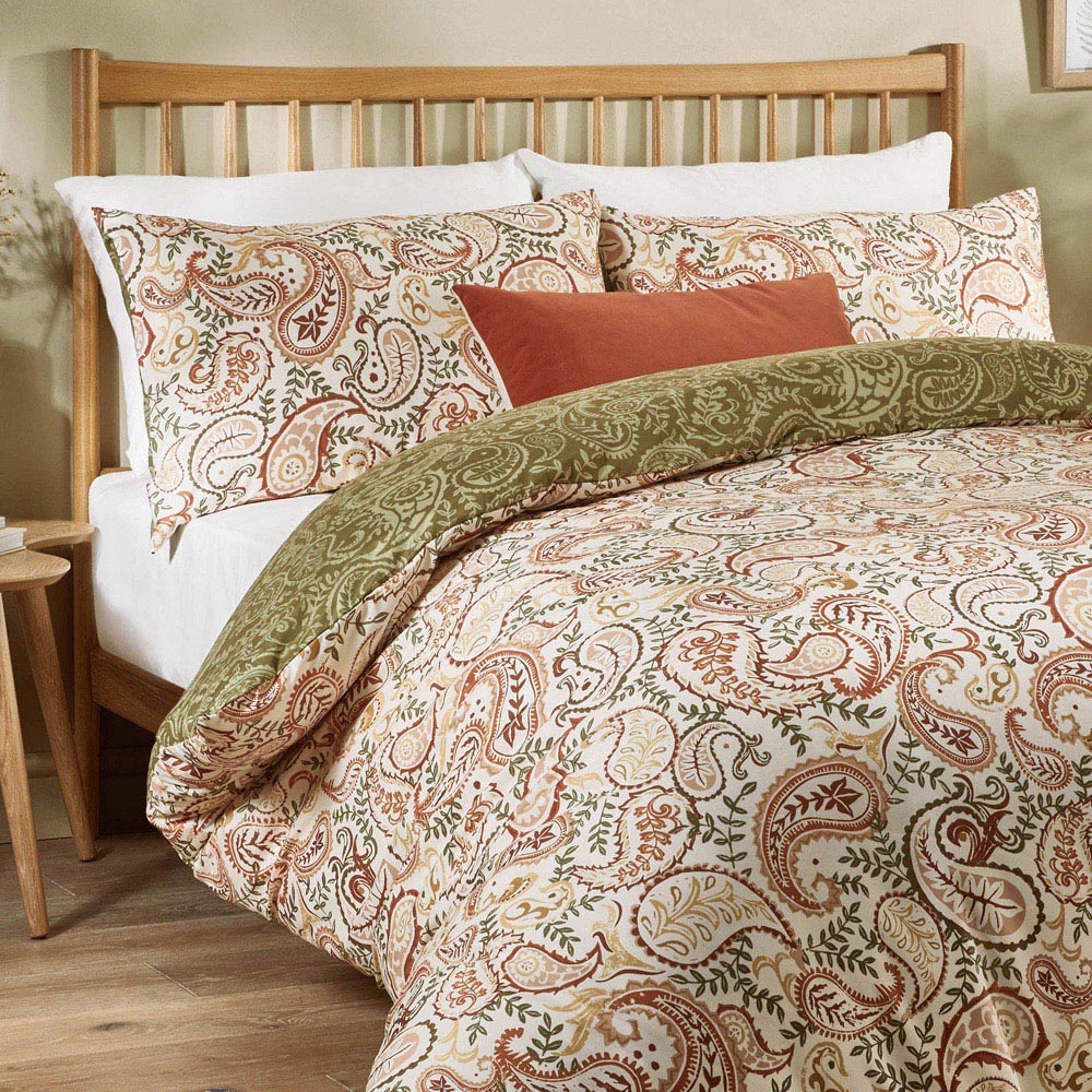 Duvet Day Anika Single Multicolour Paisley Printed Duvet Set Image 2