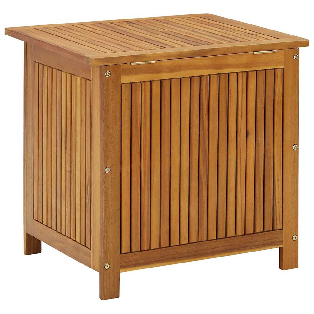 Walplus Rustic Solid Acacia Wood Storage Box Image 5