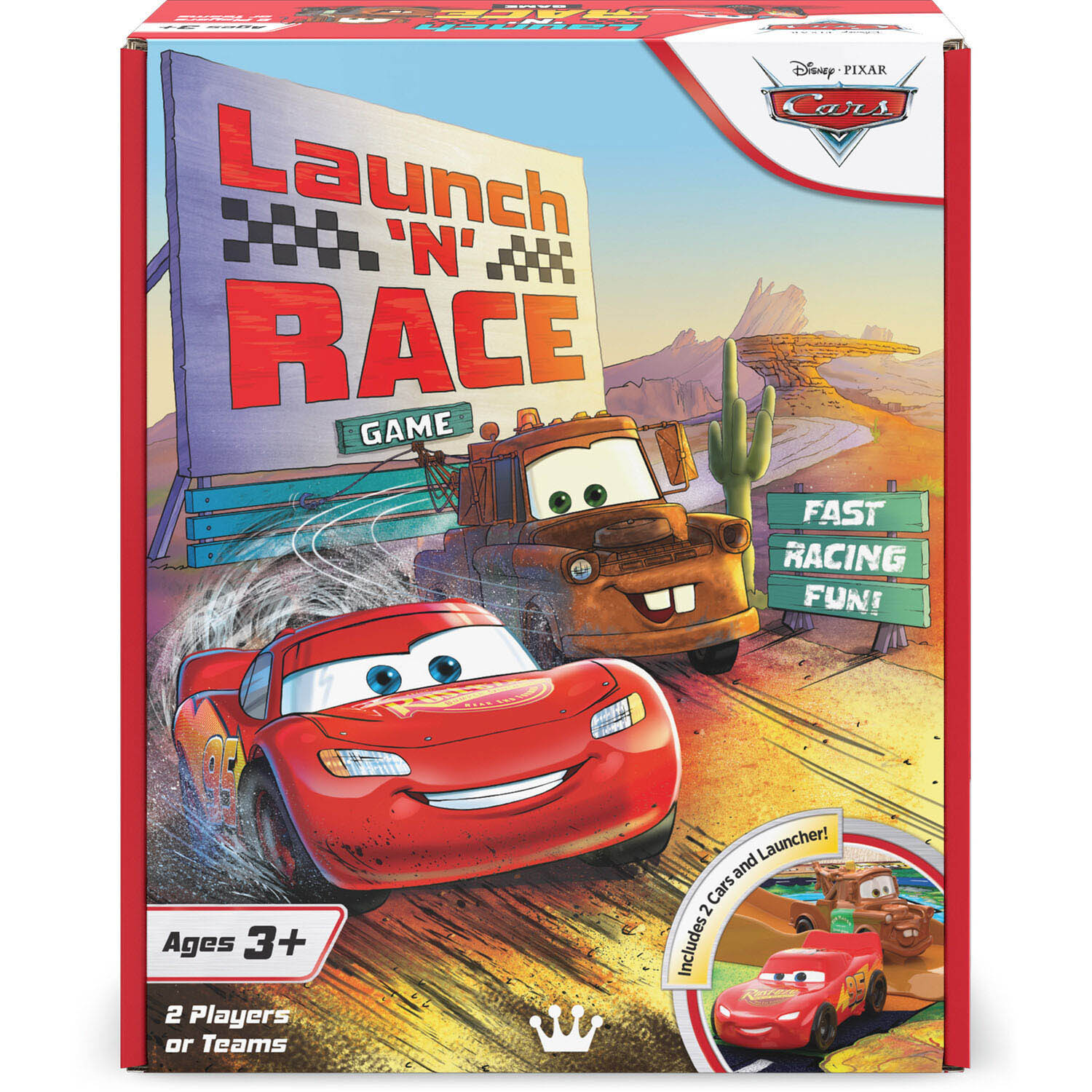 Disney Pixar Cars Launch N Race Game - Red Image 1