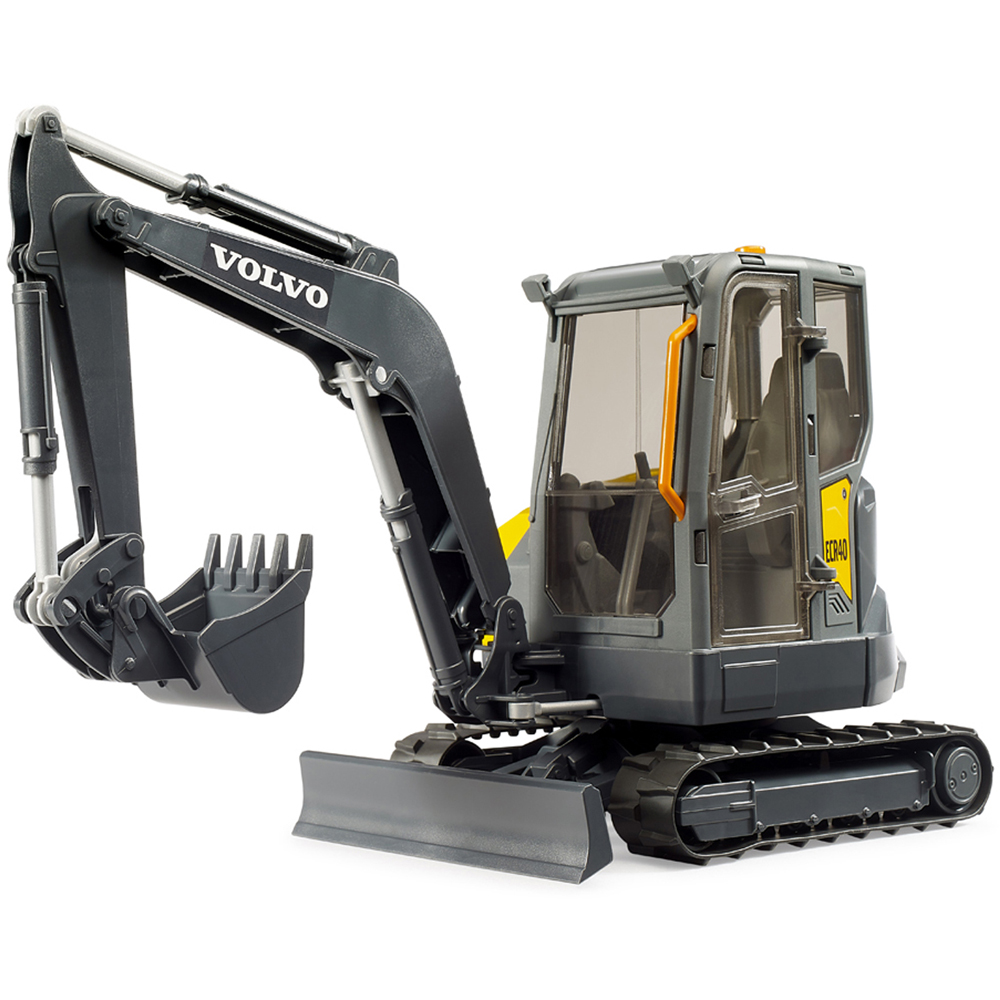 Bruder Kids Volvo ECR40 Excavator Playset Model Image 6