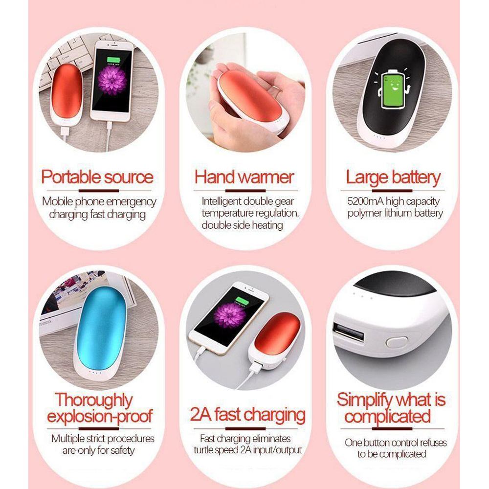 Dyzi Rechargeable Hand Warmer and Power Bank Image 4