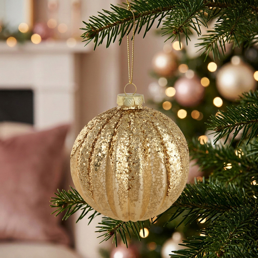 Antique Glitter Ombre Bauble Image 2