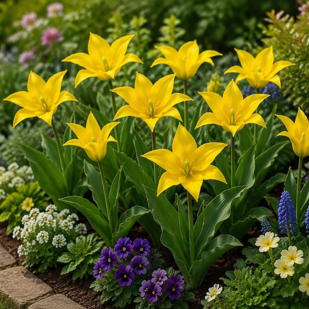 Thompson and Morgan Tulip Woodland Tulip Planting Bulb 8 Pack Image 4