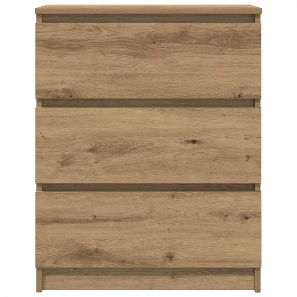 vidaXL 3 Drawer Artisan Oak Sideboard Image 6