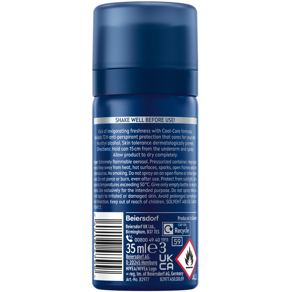 Nivea Men Cool Kick Anti Perspirant Deodorant Spray Image 2