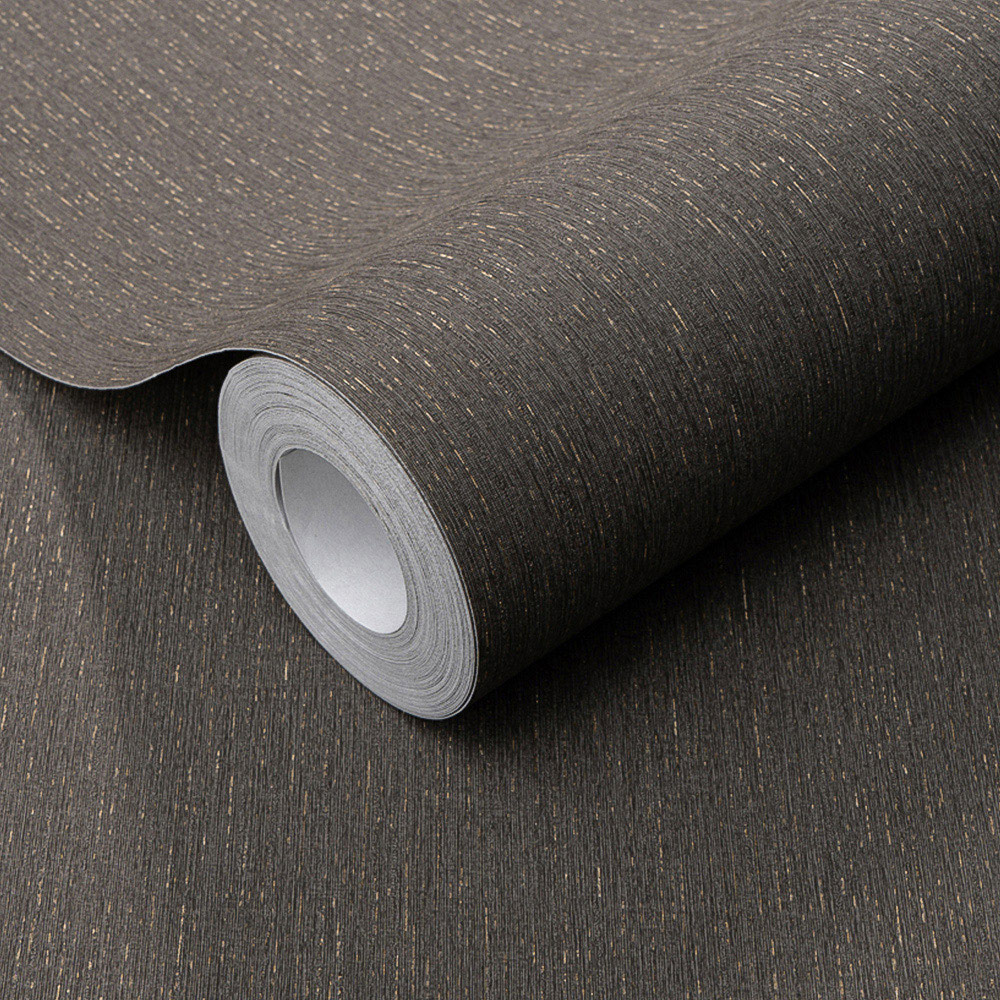 Erismann Decadent Textured Luxury Plain Grey Vinyl Wallpaper Image 2