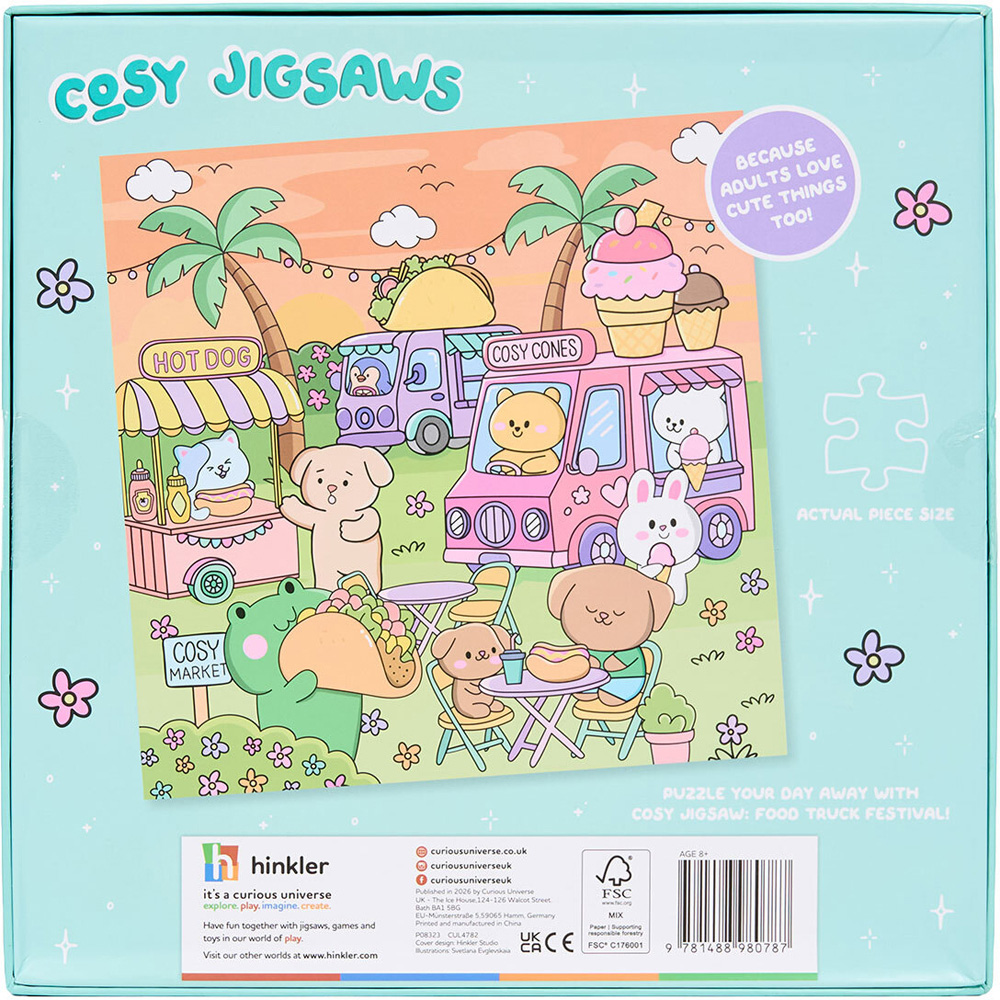 Cosy Jigsaws Food Truck Festival 500 Piece Jigsaw Puzzle Image 3