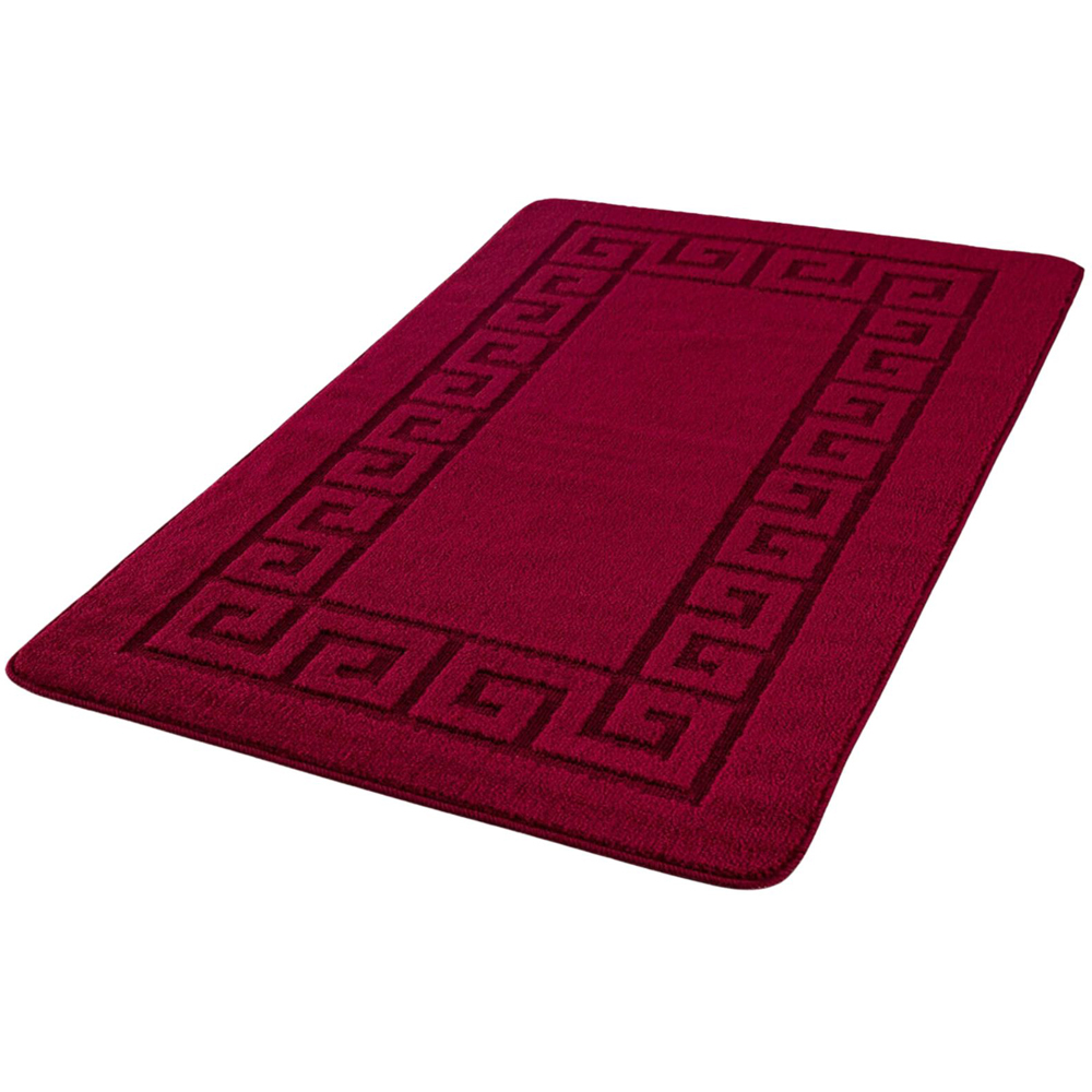 Smart Living Red Plain Gel Back Non-Slip Door Mat 40 x 60cm Image 1