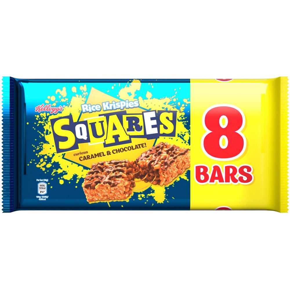 Kellogg's Caramel Chocolate Squares 8 Pack Image