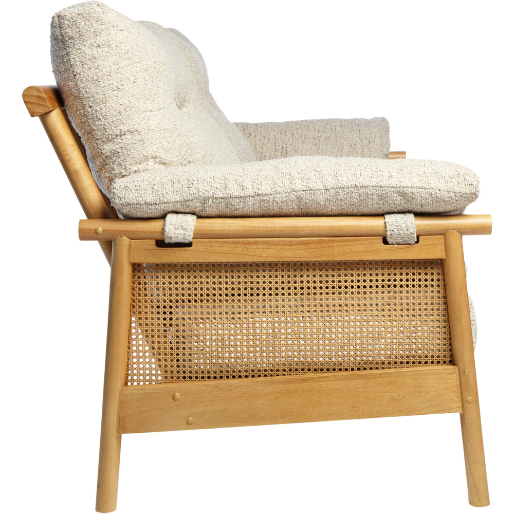 Desser Mindi 3 Seater Light Oak Natural Rattan Sutton Sofa Image 4