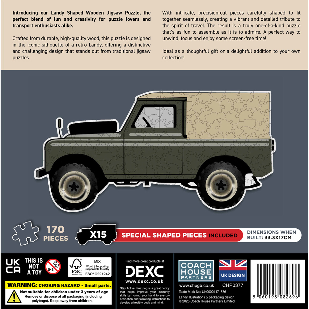 Landy Wooden Shaped Jigsaw Image 2