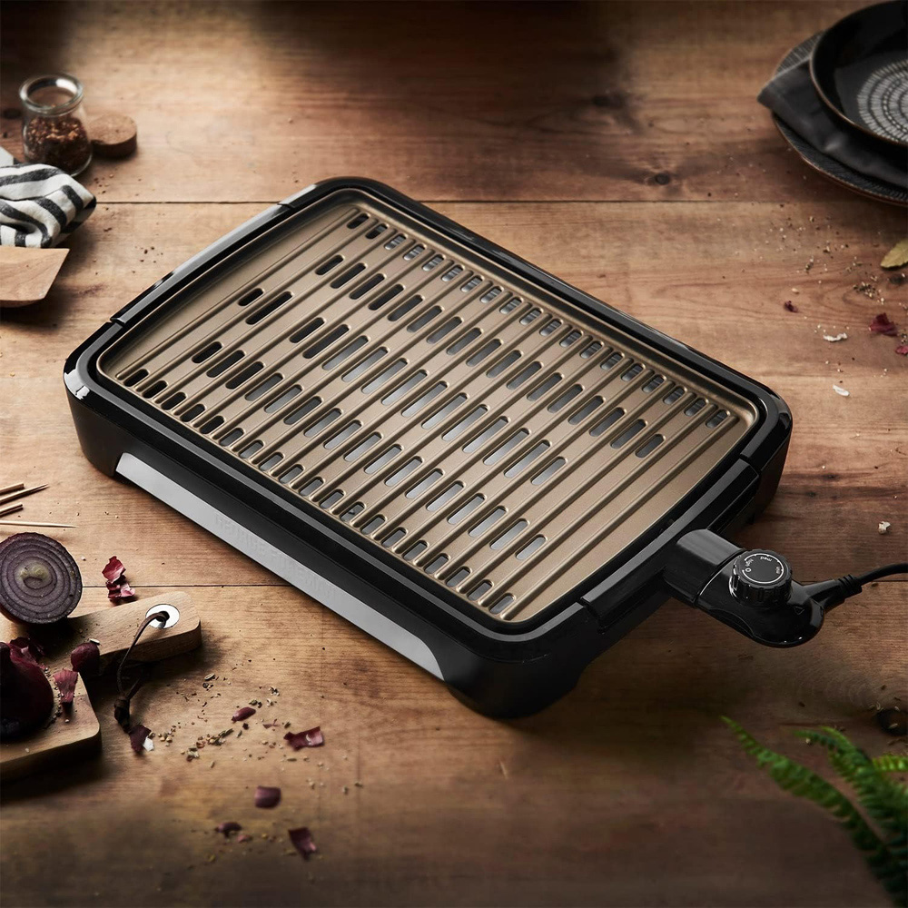 George Foreman 25850 Large Smokeless BBQ Grill Image 2