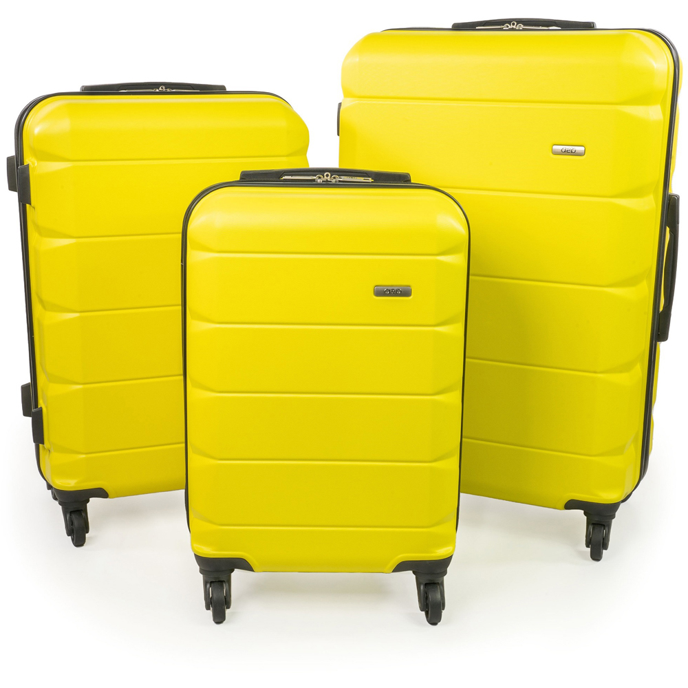 A2B Exodus 30 inch Yellow Hard Shell Hold Suitcase Image 2