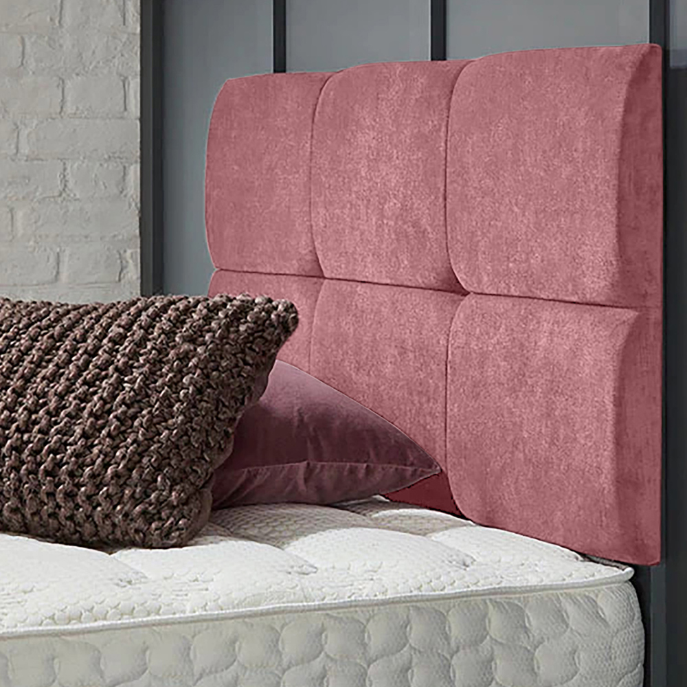 Eleganza Home Dorridge Super King Size Pink Naples Strutted Headboard Image 1