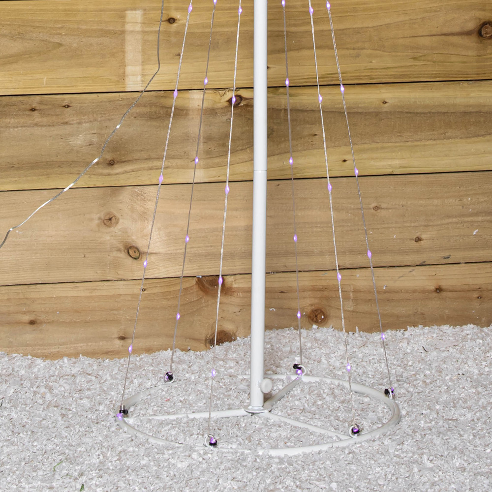 Samuel Alexander RGB LED Multi-Function Smart Christmas Cone Tree 6ft Image 5