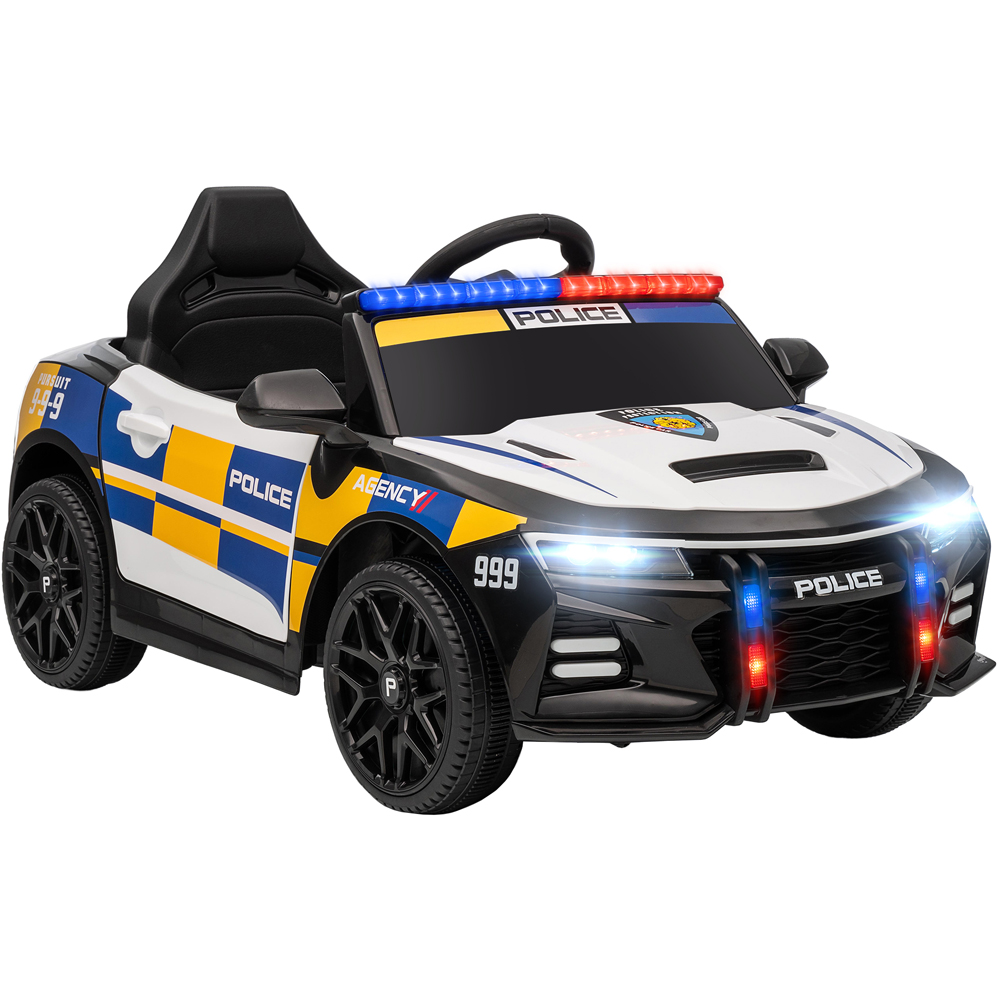 Tommy Toys Multicoloured Kids Electric Ride Remote Control Police Car Image 1